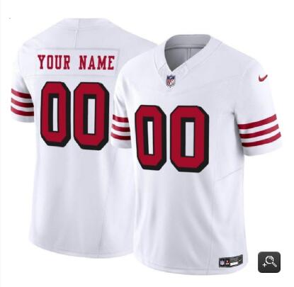 Men & Women & Youth San Francisco 49ers Customized White 2023 F.U.S.E. Vapor Untouchable Alternate Limited Football Stitched Jersey